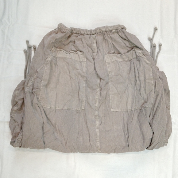 Free People Beige Drawstring Skirt - Picture 6 of 6